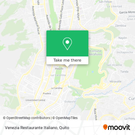 Venezia Restaurante Italiano map