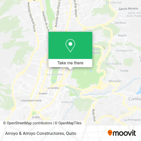 Arroyo & Arroyo Constructores map