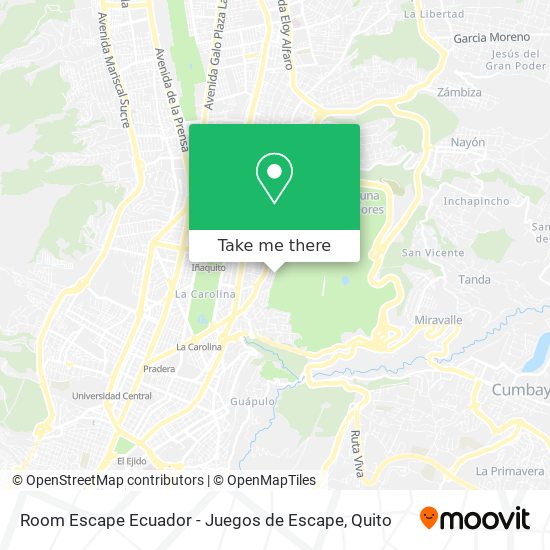 Room Escape Ecuador - Juegos de Escape map