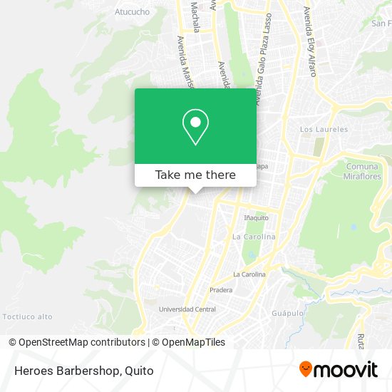 Mapa de Heroes Barbershop