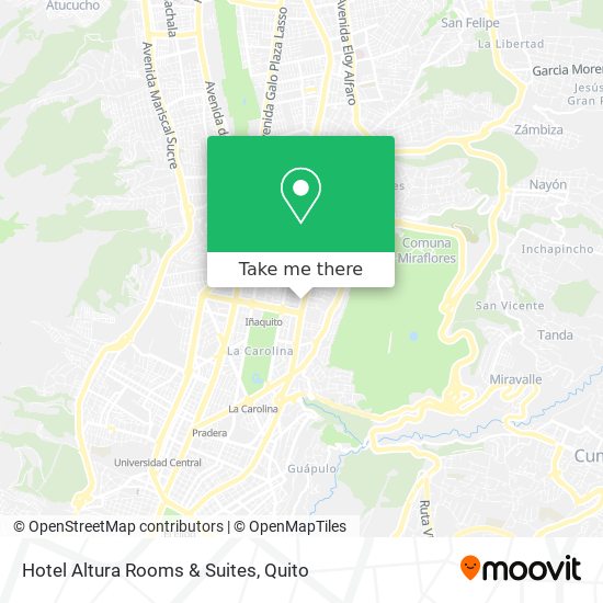 Hotel Altura Rooms & Suites map