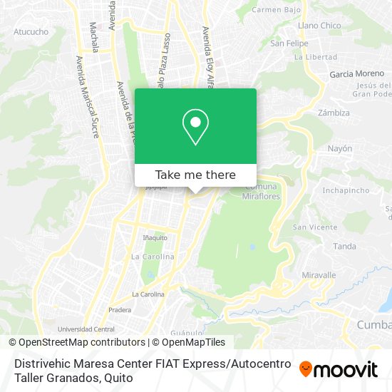 Distrivehic Maresa Center FIAT Express / Autocentro Taller Granados map