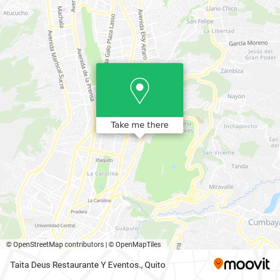 Taita Deus Restaurante Y Eventos. map