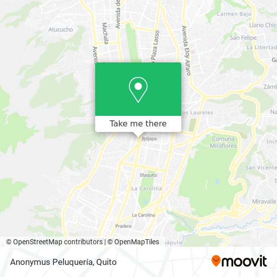 Anonymus Peluquería map