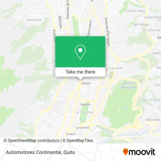 Automotores Continental map