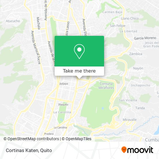 Mapa de Cortinas Katen
