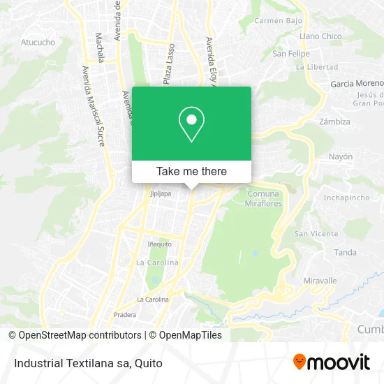 Mapa de Industrial Textilana sa