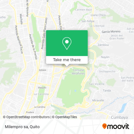 Milempro sa map