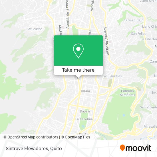 Mapa de Sintrave Elevadores