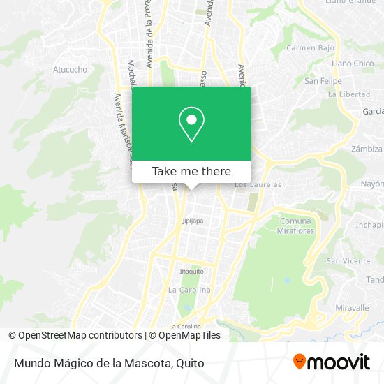 Mundo Mágico de la Mascota map