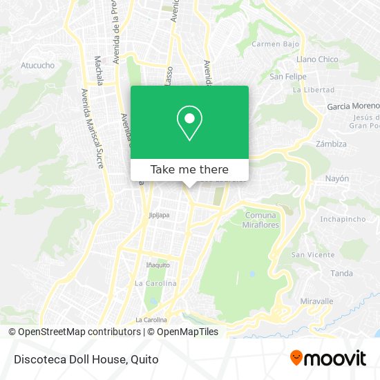 Mapa de Discoteca Doll House