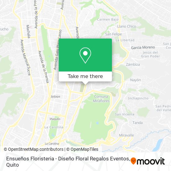 Ensueños Floristeria - Diseño Floral Regalos Eventos map