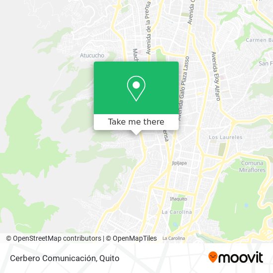 Cerbero Comunicación map