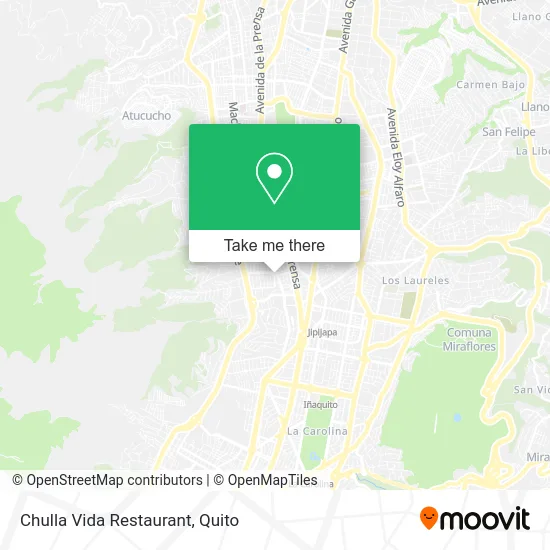 Chulla Vida Restaurant map