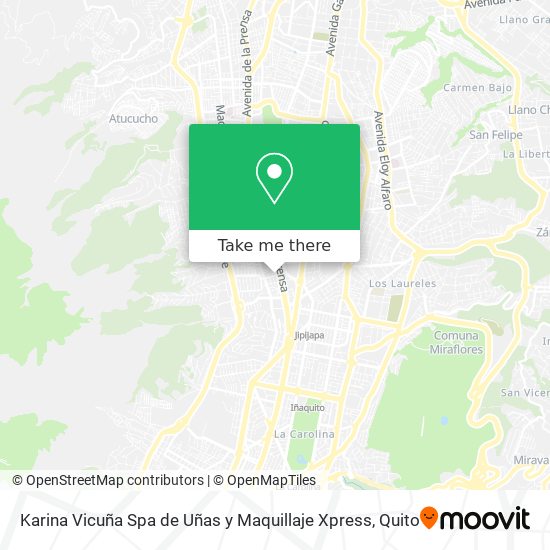 Karina Vicuña Spa de Uñas y Maquillaje Xpress map