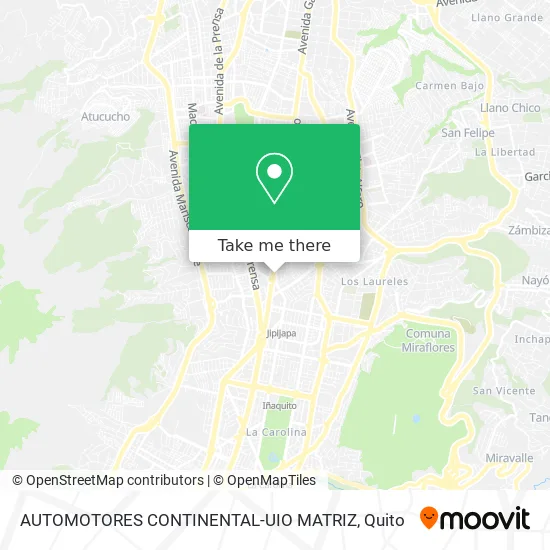 AUTOMOTORES CONTINENTAL-UIO MATRIZ map