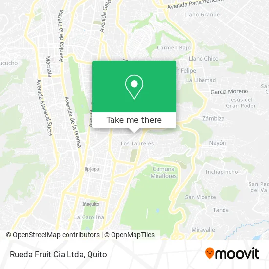 Rueda Fruit Cia Ltda map