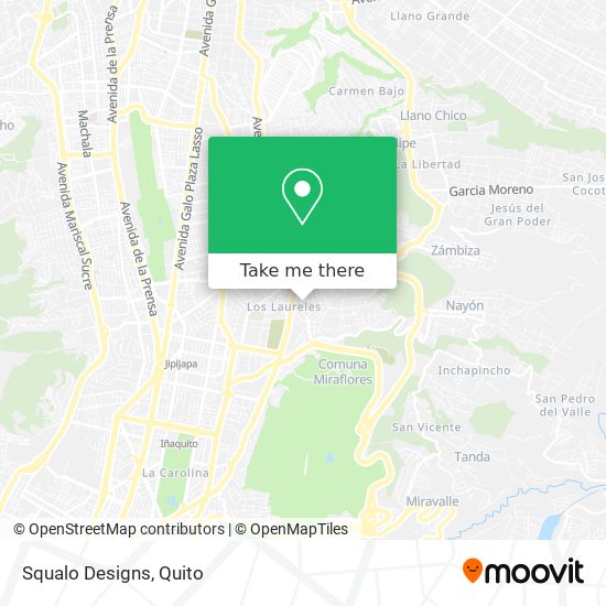 Mapa de Squalo Designs
