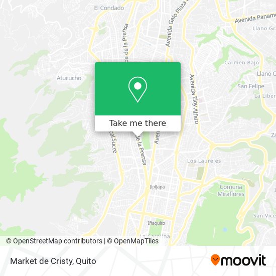 Mapa de Market de Cristy