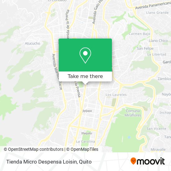 Mapa de Tienda Micro Despensa Loisin