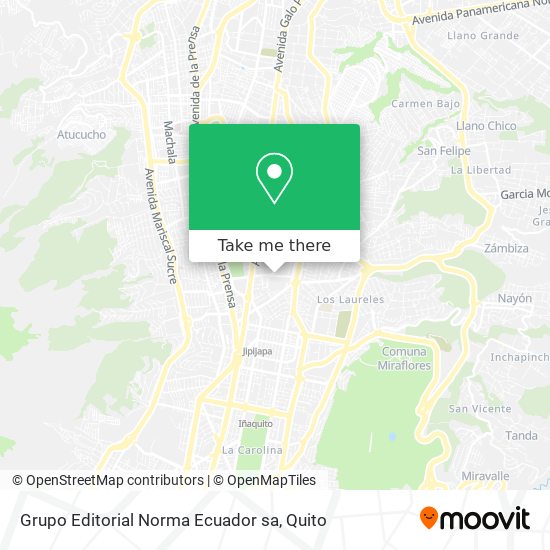 Grupo Editorial Norma Ecuador sa map