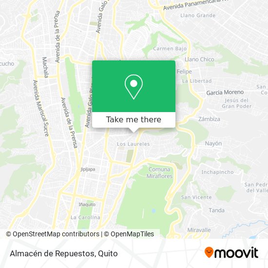 Mapa de Almacén de Repuestos