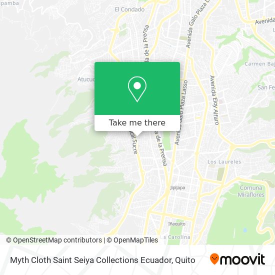 Myth Cloth Saint Seiya Collections Ecuador map