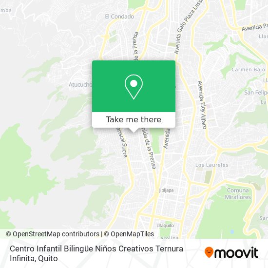 Mapa de Centro Infantil Bilingüe Niños Creativos Ternura Infinita