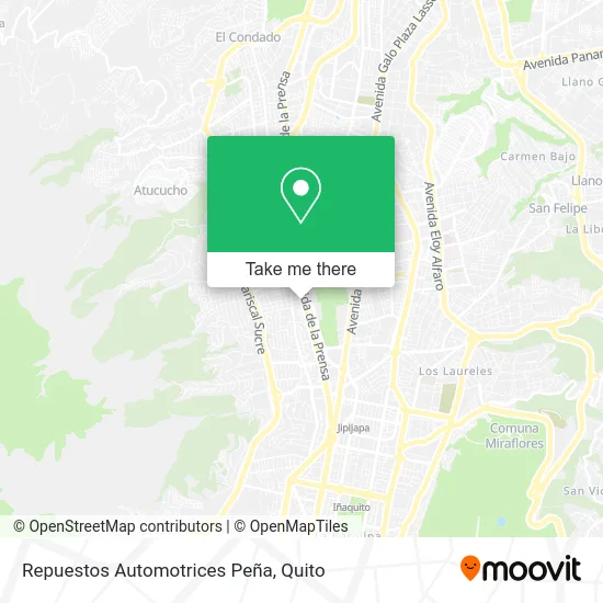 Repuestos Automotrices Peña map