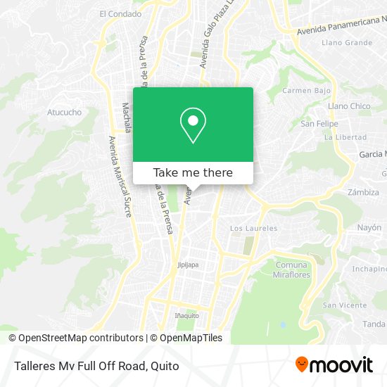 Mapa de Talleres Mv Full Off Road