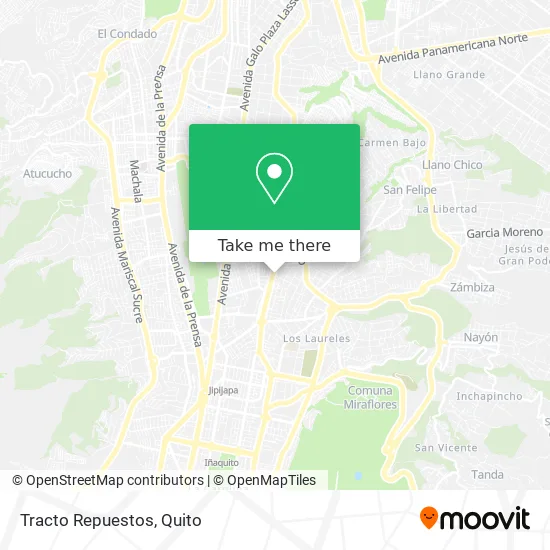 Tracto Repuestos map