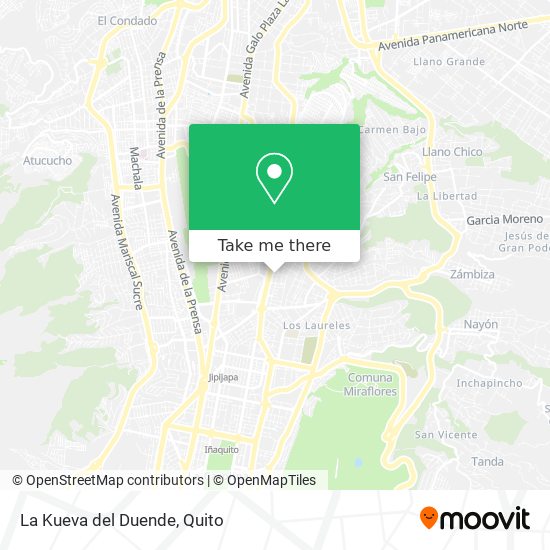 Mapa de La Kueva del Duende