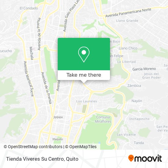 Tienda Viveres Su Centro map