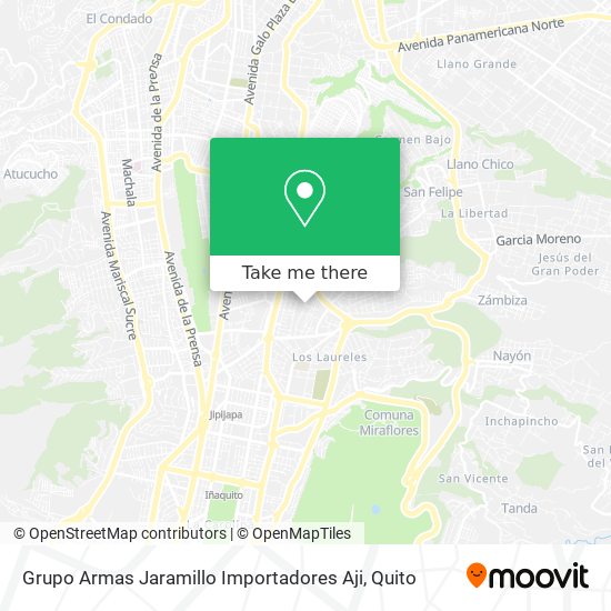Grupo Armas Jaramillo Importadores Aji map