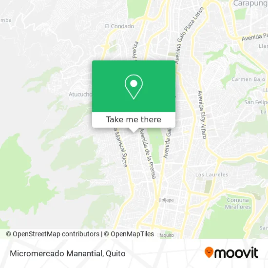 Micromercado Manantial map