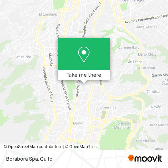Mapa de Borabora Spa