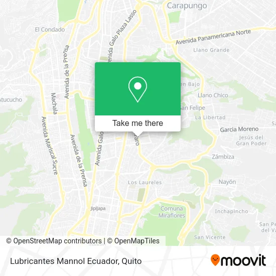 Lubricantes Mannol Ecuador map