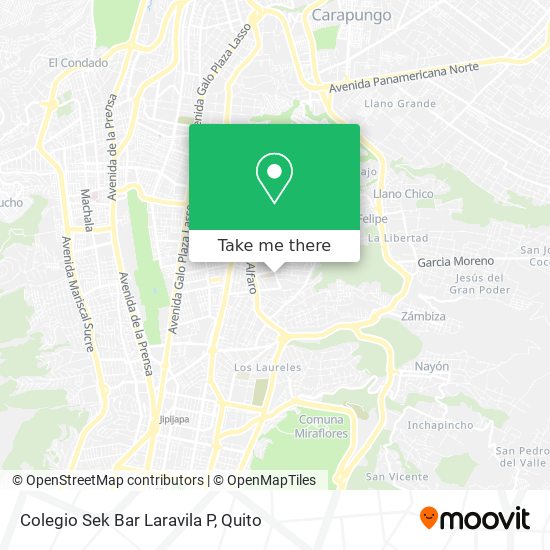 Colegio Sek Bar Laravila P map