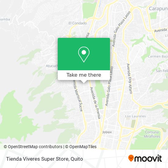 Tienda Viveres Super Store map