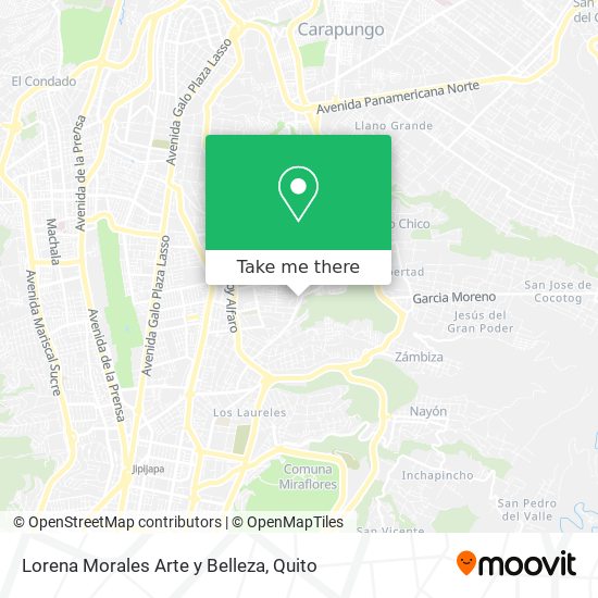 Mapa de Lorena Morales Arte y Belleza