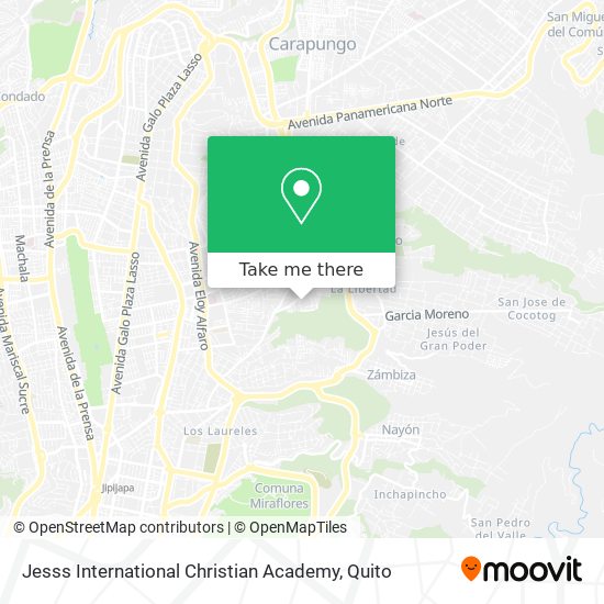 Mapa de Jesss International Christian Academy