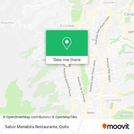 Sabor Manabita Restaurante map