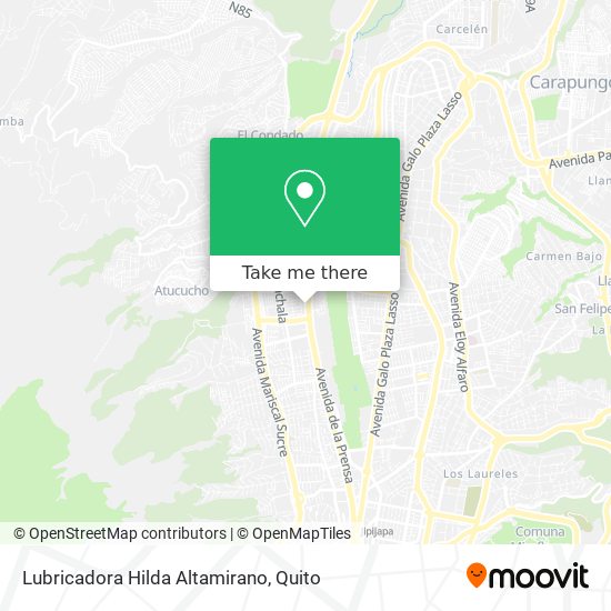 Lubricadora Hilda Altamirano map