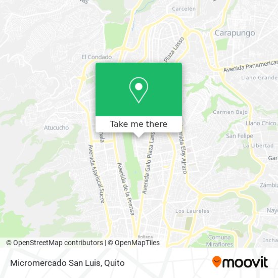Mapa de Micromercado San Luis