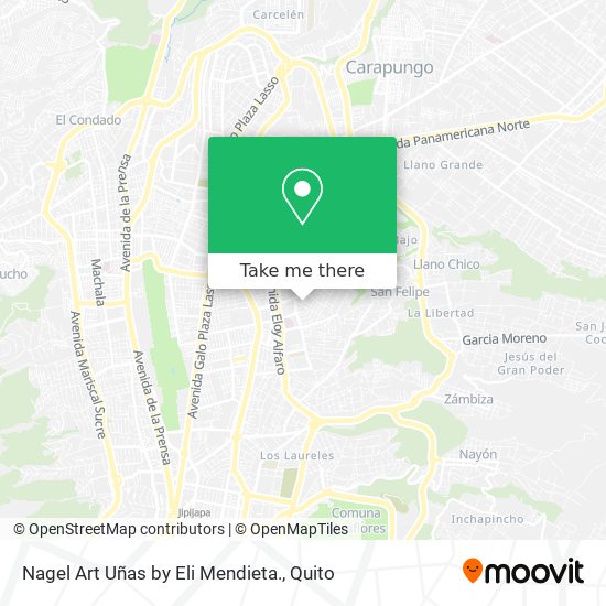 Mapa de Nagel Art Uñas by Eli Mendieta.