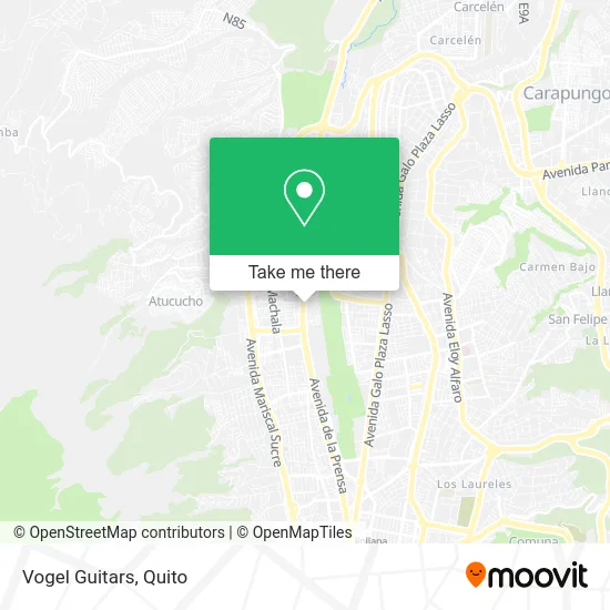 Vogel Guitars map