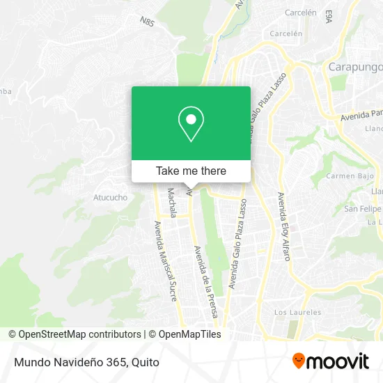 Mundo Navideño 365 map