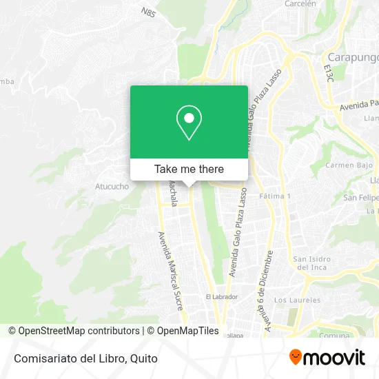 Comisariato del Libro map