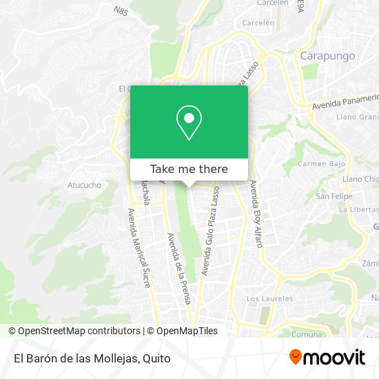 Mapa de El Barón de las Mollejas
