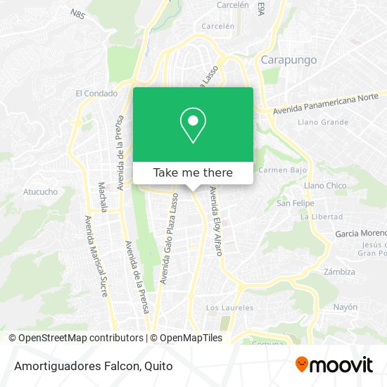 Amortiguadores Falcon map